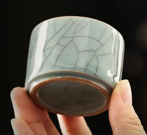 Image of Tasse à Thé en céramique de Longguan droite