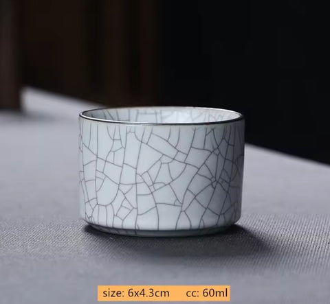 Image of Tasse à Thé en céramique de Longguan droite