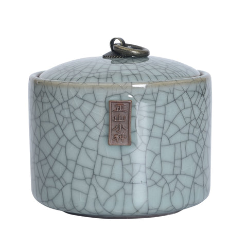 Image of Boite à thé Chinoise en porcelaine de Longquan Céladon