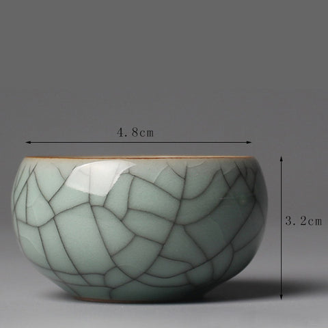 Image of Tasse de thé Chinoise en porcelaine de Longquan Céladon