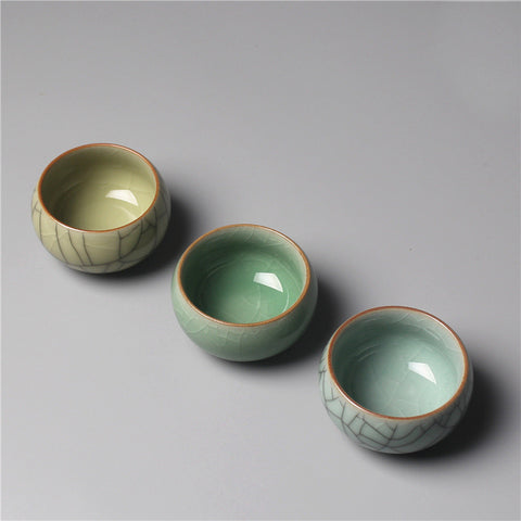 Image of Tasse de thé Chinoise en porcelaine de Longquan Céladon